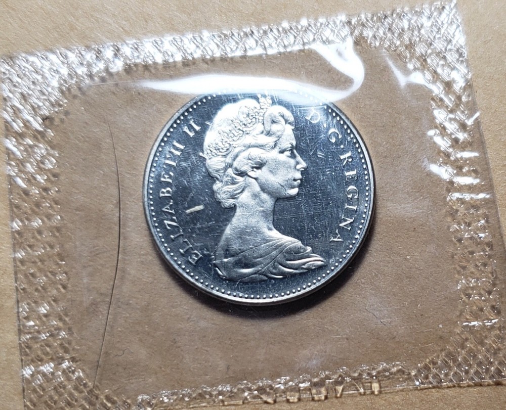 1965 Canada Proof Like 5 Cent Mint Sealed