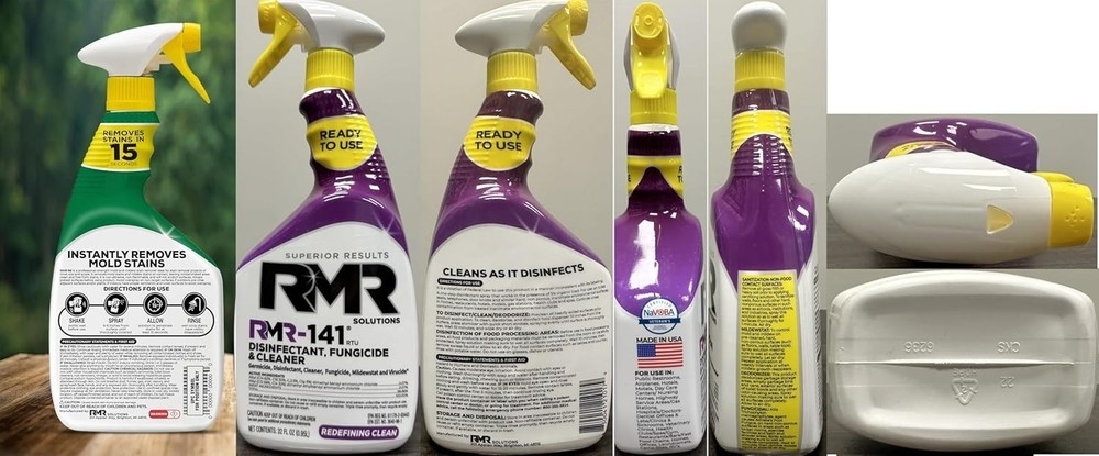 RMR Brands DIY Mold & Stain Remover Bundle, Complete Mold Killer & Mildew Pre...