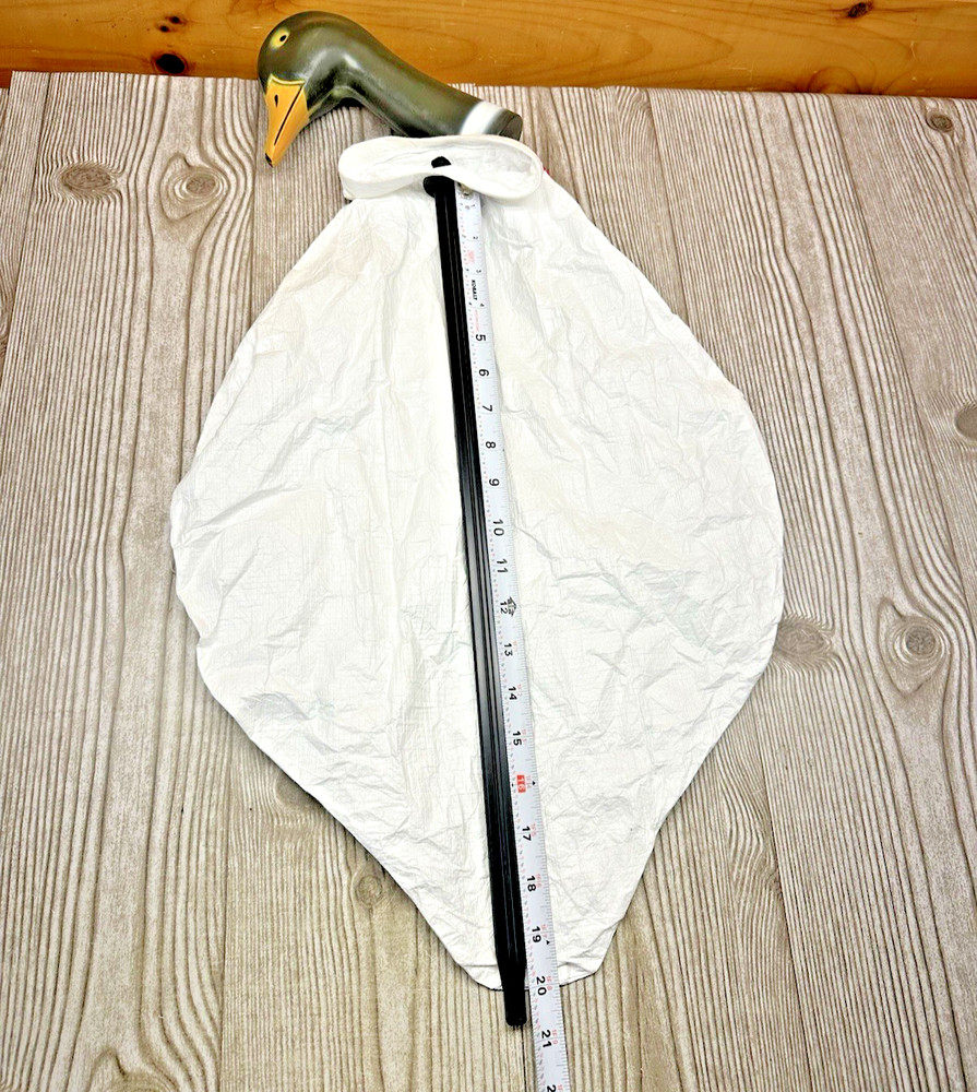 Mallard Duck Wind Sock Decoy With Plastic Head & Stake - Adjustable Barely Used