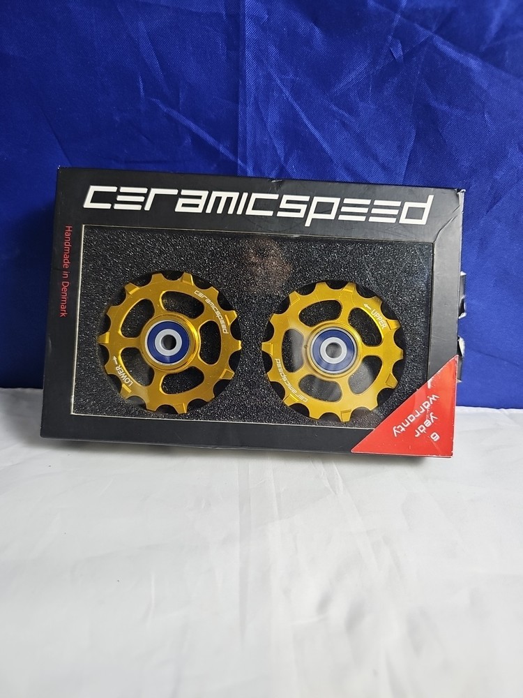 Ceramic Speed PW alloy Eagle 14 Teeth Gold Coated  Pulley
