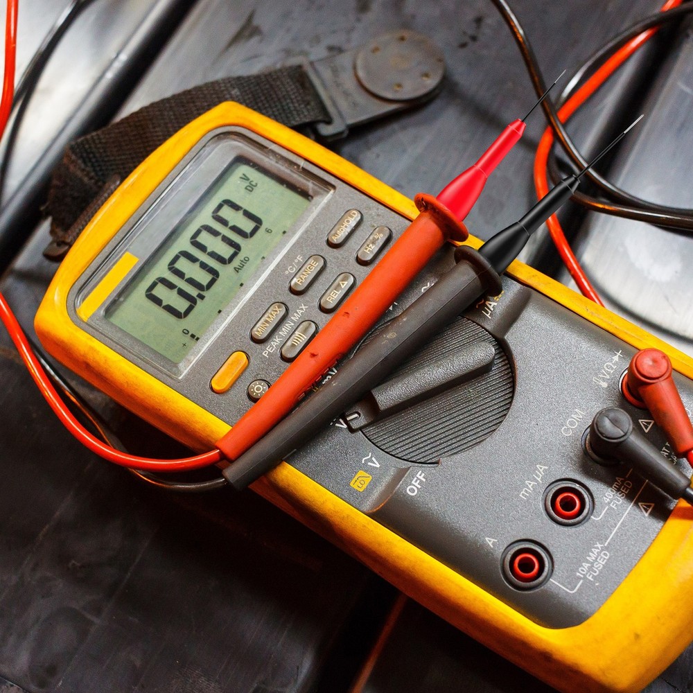 2pcs Car Multimeter Test Probe Pins Wire Piercing Needle Tip For Socket Plug