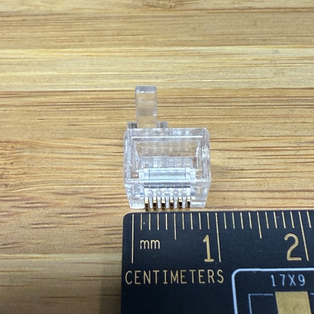 20x DEC MMJ RJ12 Modular Plug Left Latch Offset 6P6C Crimp Connector