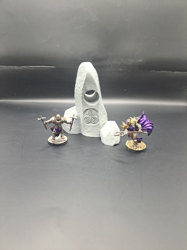 Druid stone scatter terrain 3d Printed DnD, Wargaming, Tabletop, RPG