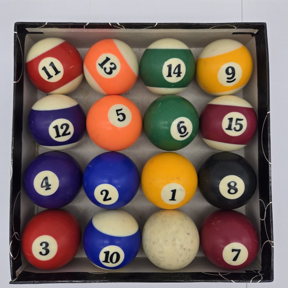 Vintage Pool Ball Set