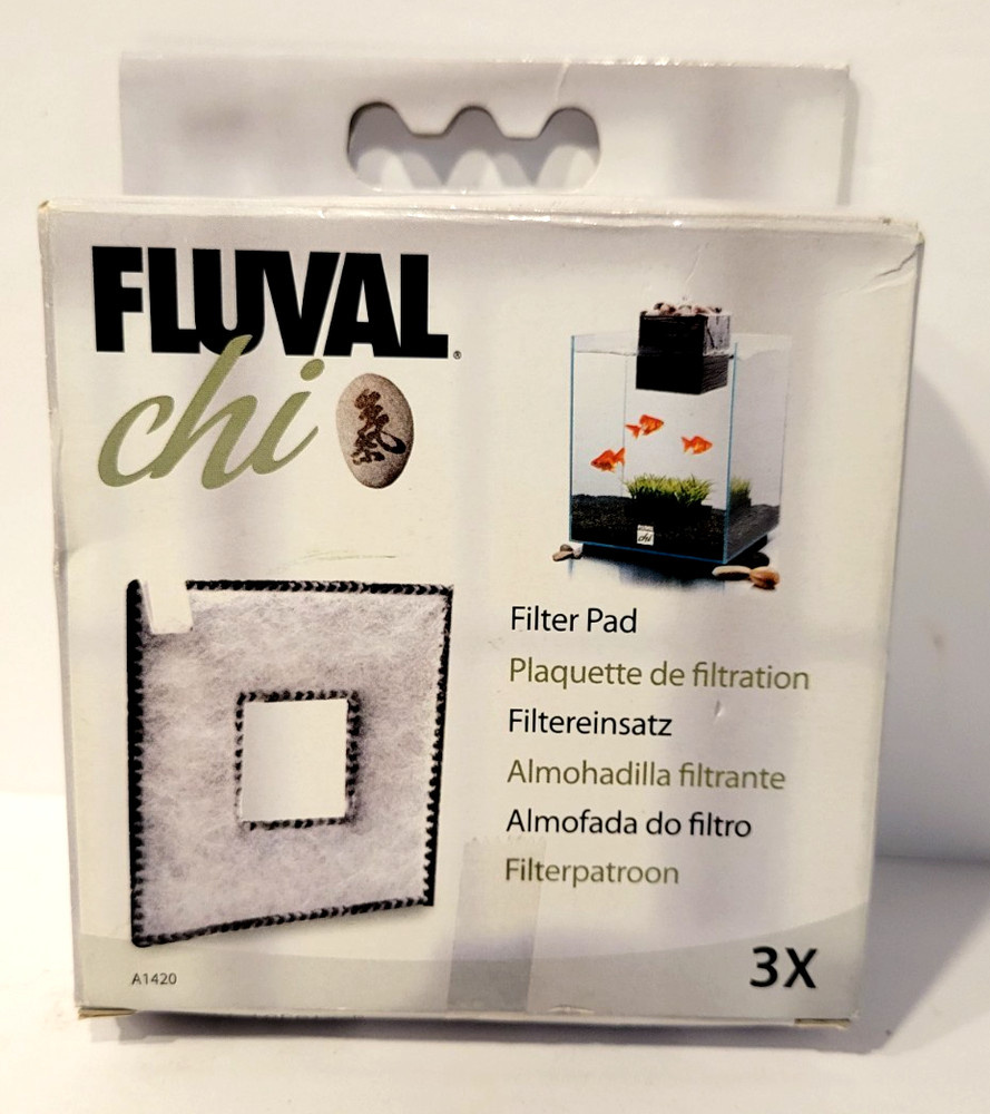 FLUVAL CHI FILTER MEDIA REPLACEMENT FILTER PAD 3 PACK AQUARIUM FISH TANK