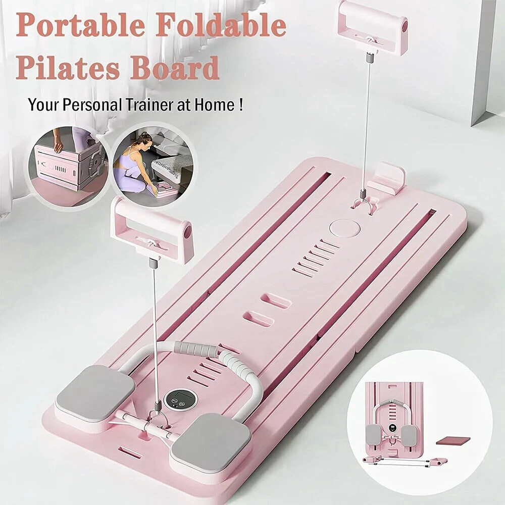 Gym Abdominal Exercise Board Foldable With Timer Board Portable Pilates 5-in-1