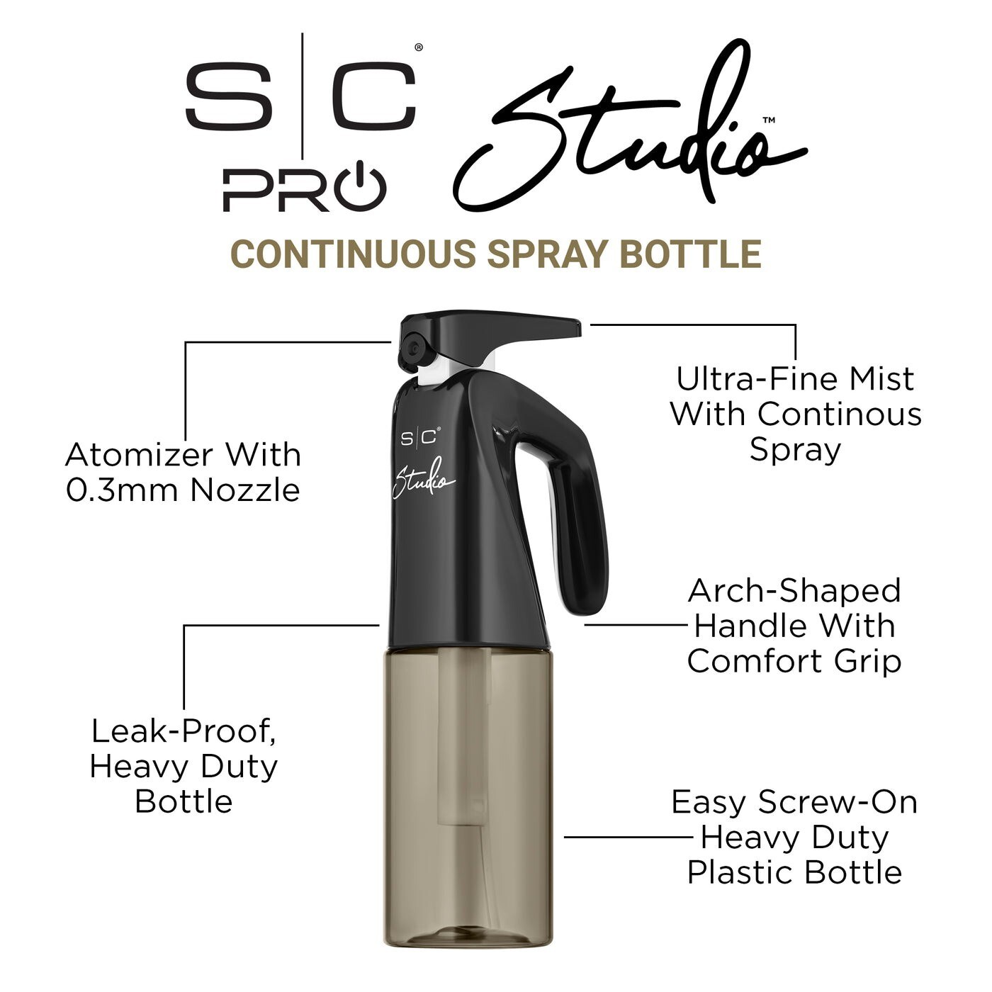 StyleCraft Studio Spray Bottle #SC334B