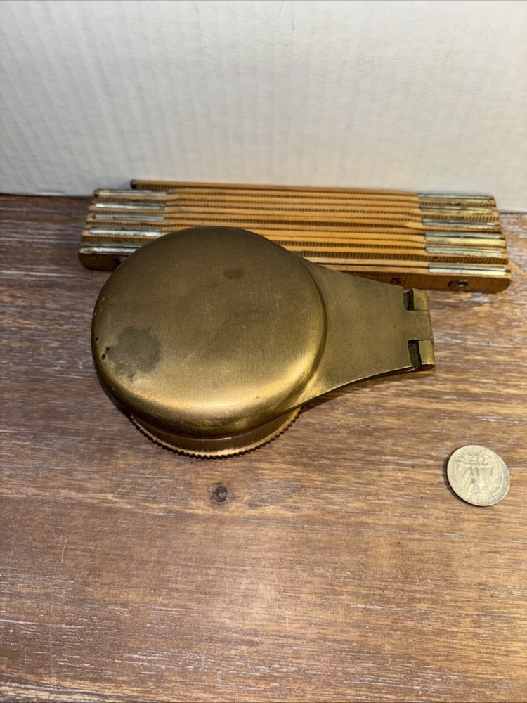 Brass Flip Open Milson & Louis Clock Nice Patina