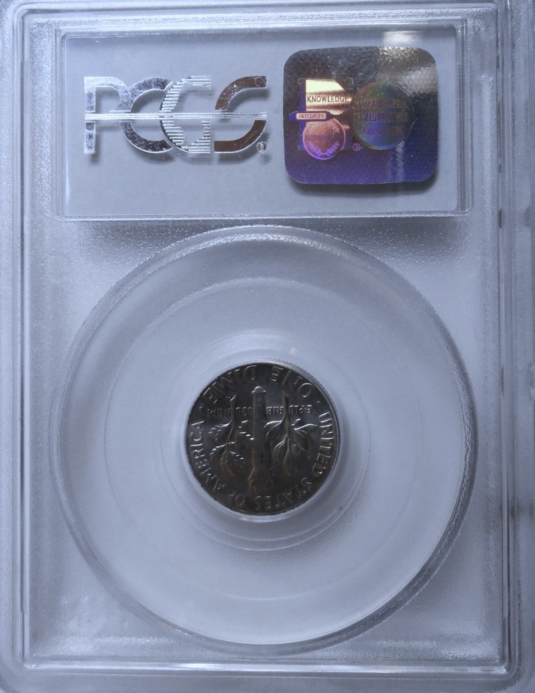 1974 . Roosevelt Dime . PCGS MS66 . Gem/Superb BU .