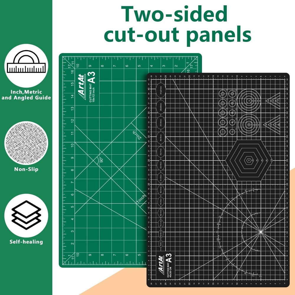 Self Healing Cutting Mat Double Sided Fabric Cutting Board