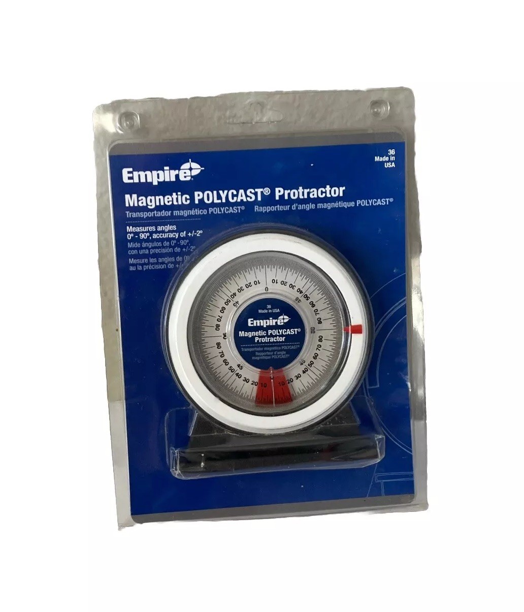 Empire Level 36 Magnetic Polycast Protractor