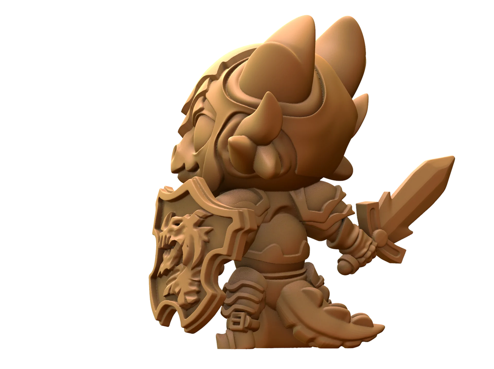 Capsule Chibi - Dragonfolk Paladin