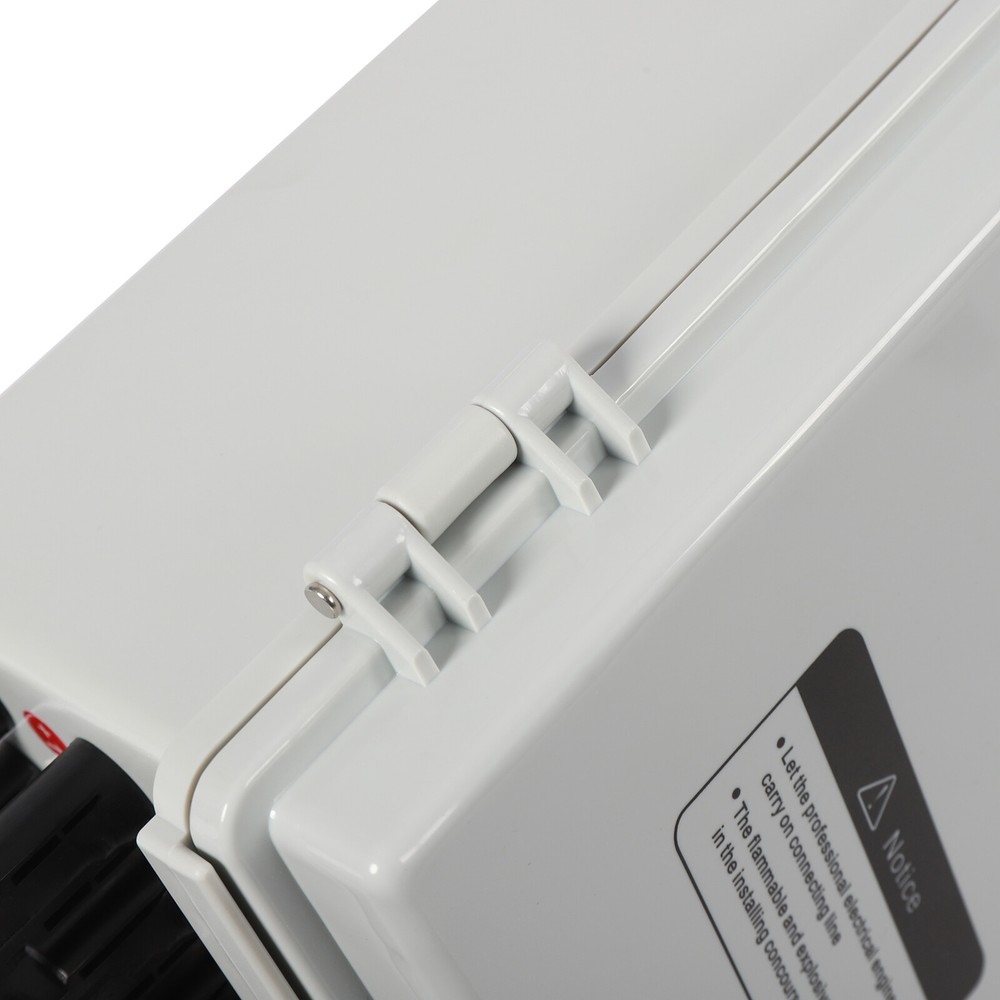 4String Solar PV Combiner Box 63A Circuit Breaker Solar Panel System Waterproof