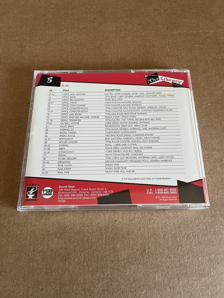 Sonic Foundry Loops for ACID The Library 6 Disc Set