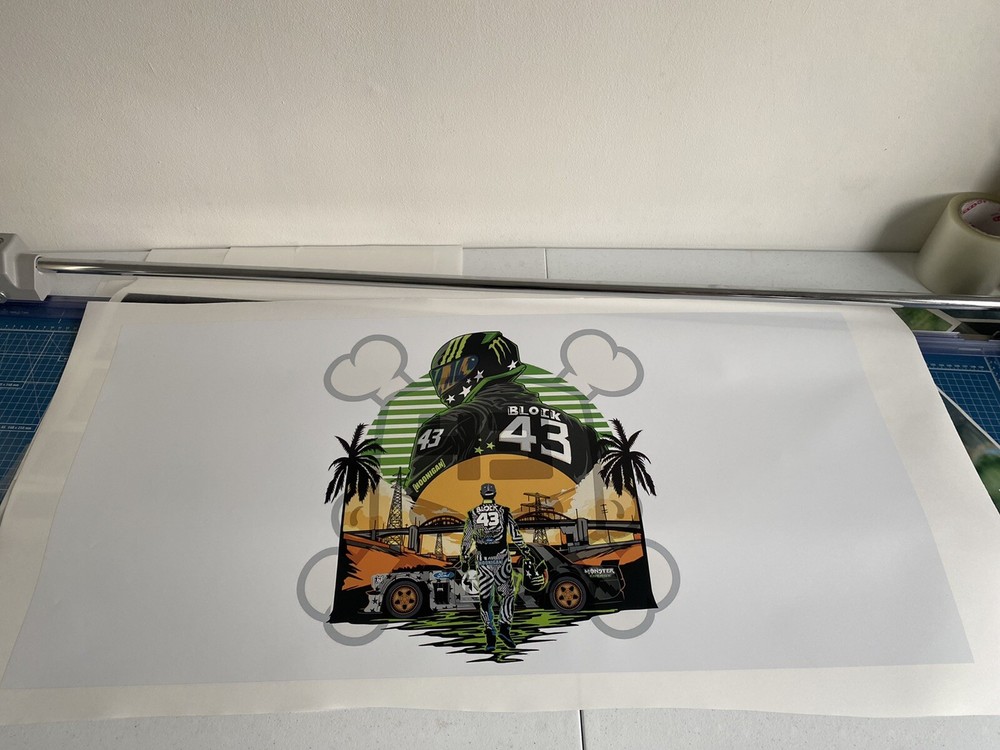 Snap On 40” Tool Box Top Box Inner  Lid Graphic Decal