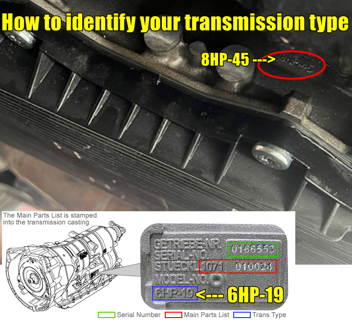 ★ NEW ZF 8HP45Z 8HP70 8 spd Automatic Transmission Service Kit Pan Filter Kit ★