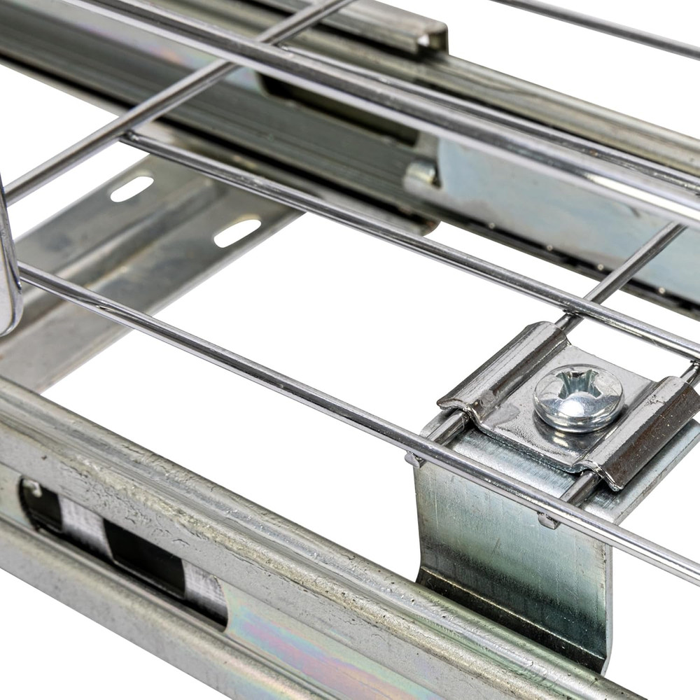 Glidez Multipurpose Chrome-Plated Steel Pull-Out/Slide-Out Storage Organizer for