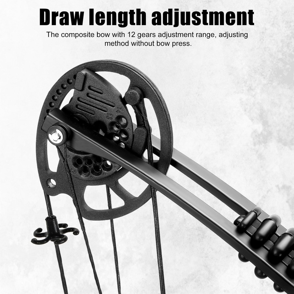 Compound Bow Kit Adjustable for Outdoor Use & Target Practice, 20-70lbs Arche...