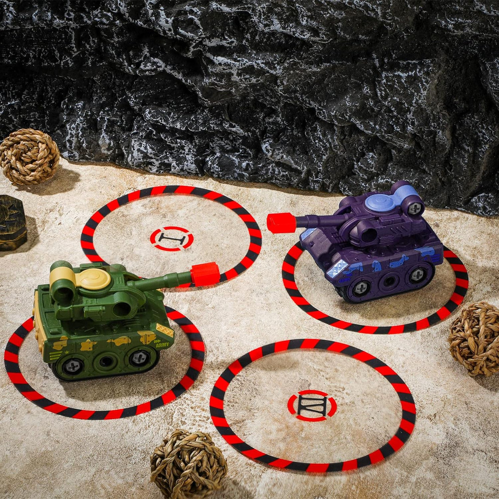 Libima 6 Pcs Objective Point Markers round PVC Objective Marker Gaming Accessory