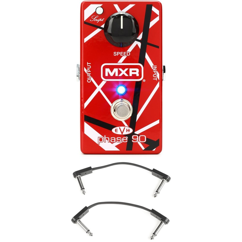 MXR EVH Phase 90 Eddie Van Halen Phase Pedal with EBS Patch Cables