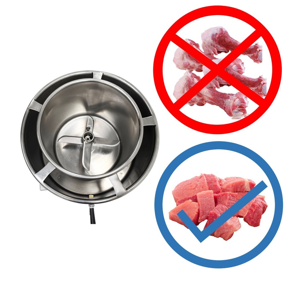 Meatball Beating Machine Beef Pork Fish Meat Paste Mixer Processor Stainless220V