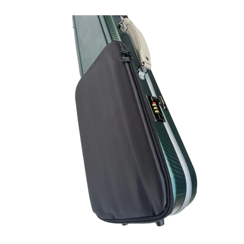 High-grade 4/4 Violin Case green grain Compound material, with coded lock
