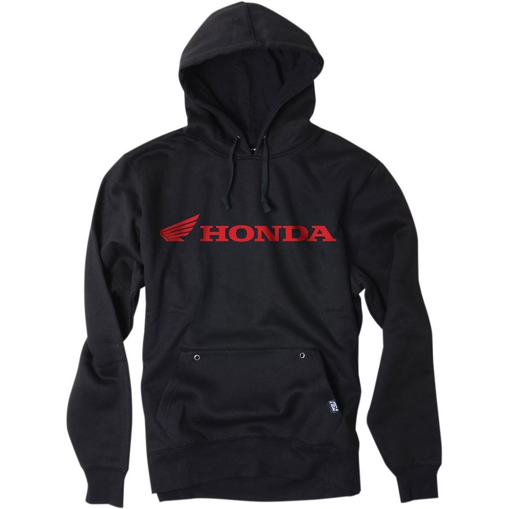 Factory Effex Honda Horizontal Pullover Hoodie Lg Black