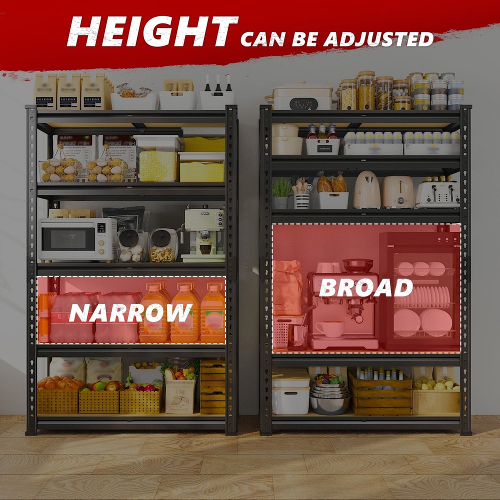 Adjustable Heavy Duty Tier Shelving Unit Rack