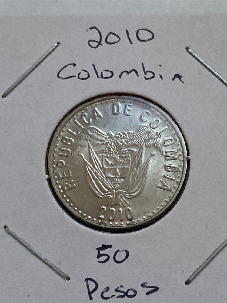 Colombia 50 Pesos 2010 Coin B5