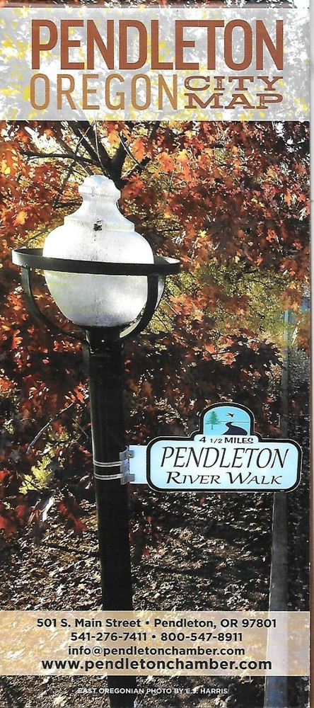 Map of Pendleton, Oregon