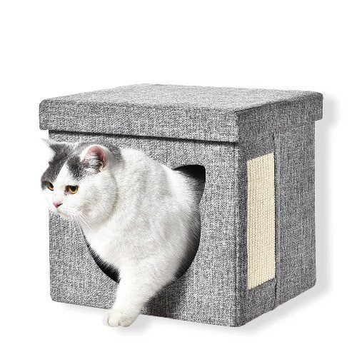 Vibrant Life Cat Cube Condo, GRAY