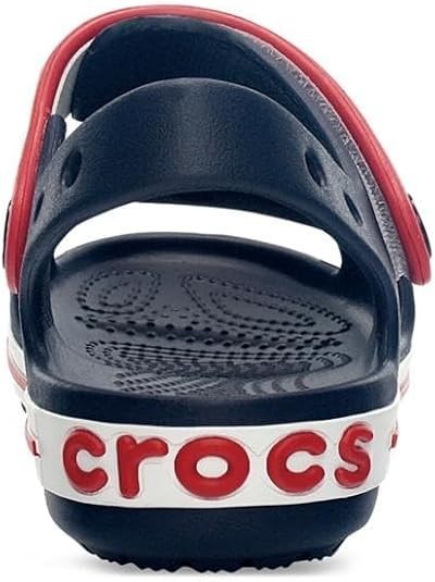 Kids Crocs Crocband Sandal Navy/Red Childrens size 10 New Real Authentic!!!