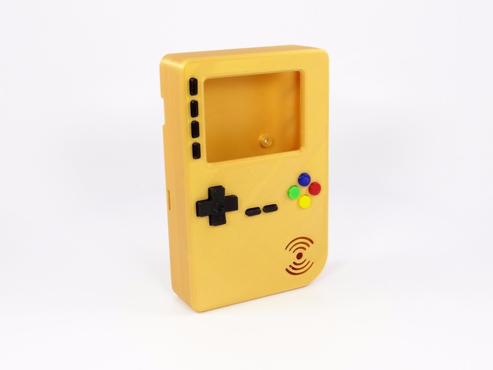 PiGRRL 2 GOLD GameBoy Case with Buttons & Screws for Raspberry Pi 2/3 Game Boy