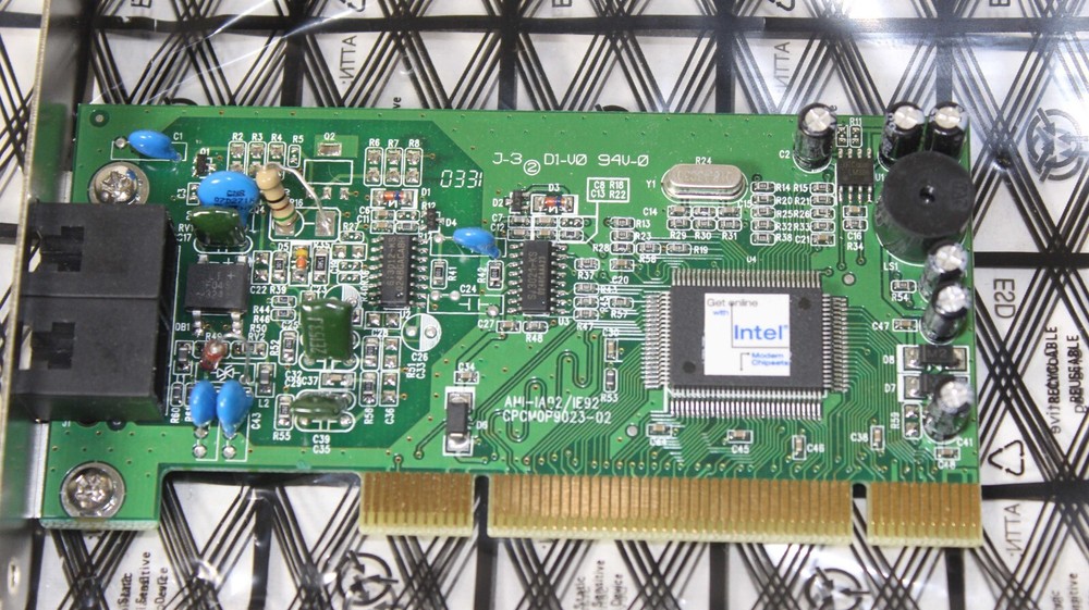 INTEL MODEM CHIPSET INTERNAL 56K PCI MODEM V.92 & V.90
