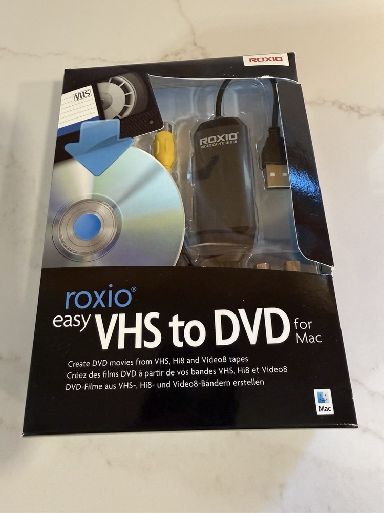 Roxio Easy VHS to DVD for Mac - New