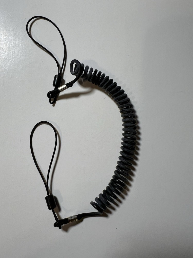 ZEBRA EVM BLACK COILED TETHER FOR STYLUS 440017