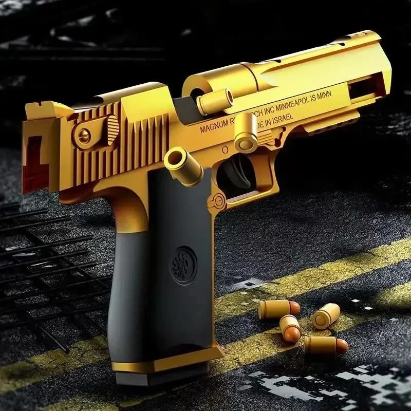 Soft Bullet Toy Gun Shell Ejecting  Blaster Gift for Kids