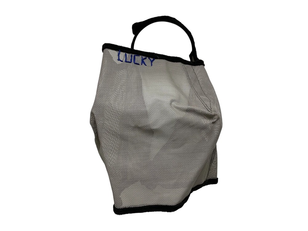 Mesh Fly Mask with Adjustable Crown Pony Gray/Black
