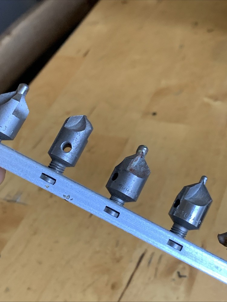 12 PCs of Micro Stop Countersink Integrated Pilot