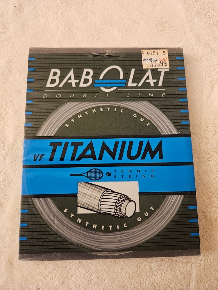 Babolat Double Line Synthetic Gut Titanium tennis string
