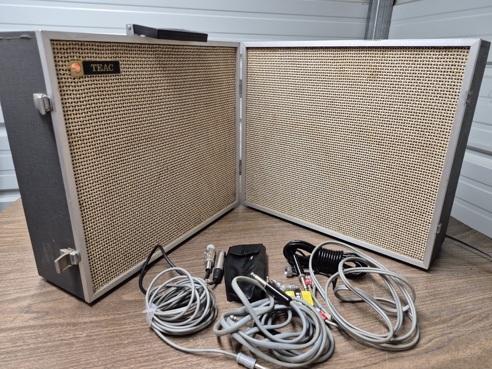 Vintage Teac Portable PA System Model LS-3