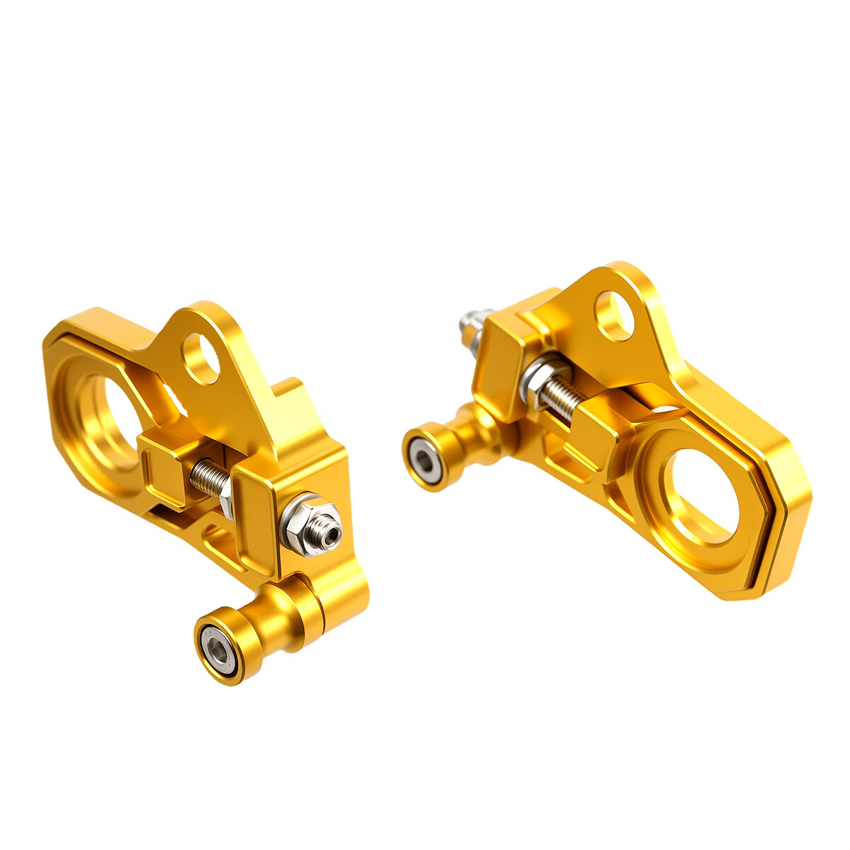 Rear Gold Axle Adjuster Kit For Harley Touring Road Glide FLTRX 2009-2023