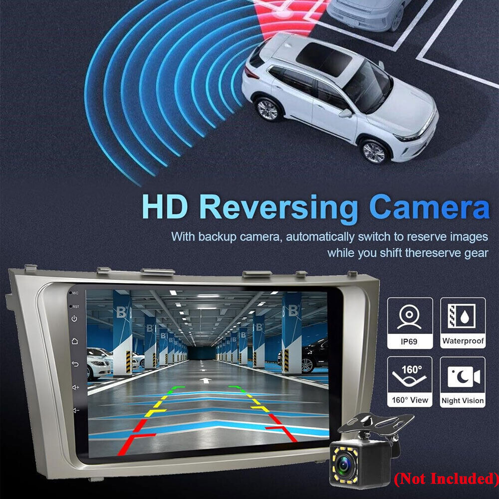 For Toyota Camry 2007-2011 Android 13 Car Stereo Radio GPS Navi WIFI Bluetooth