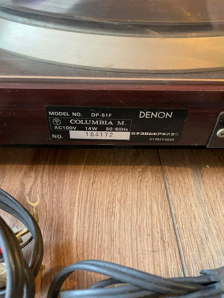 Denon DP-51F Turntable Full Auto Direct Drive Working Japan