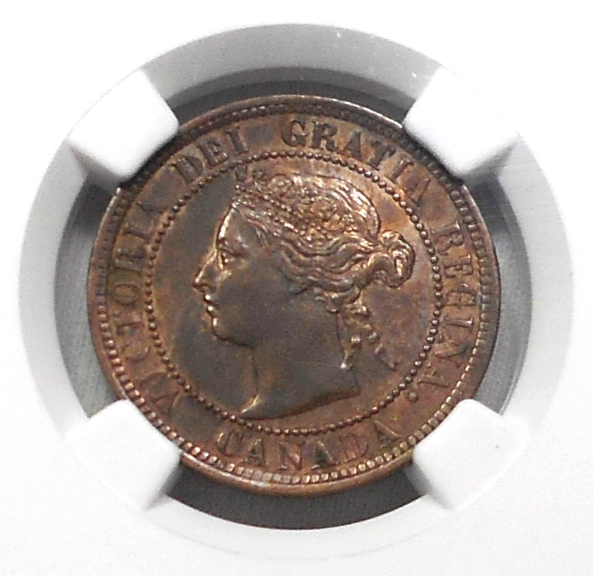 Nice 1888 Canada Large Cent Graded MS 61 BN By NGC