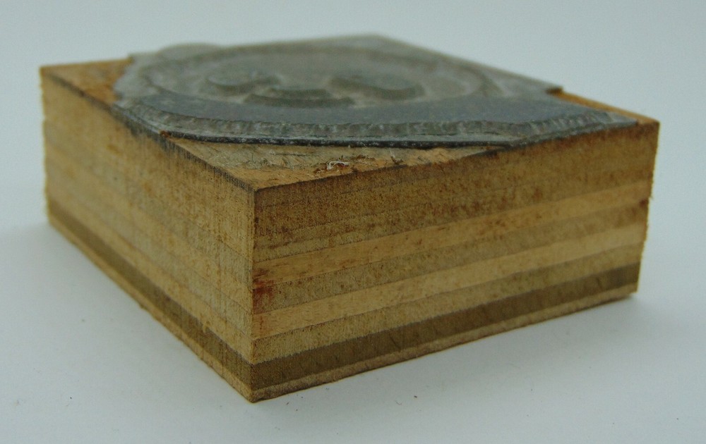 Printing Letterpress Printers Block Panda Bear ROUGH SHAPE