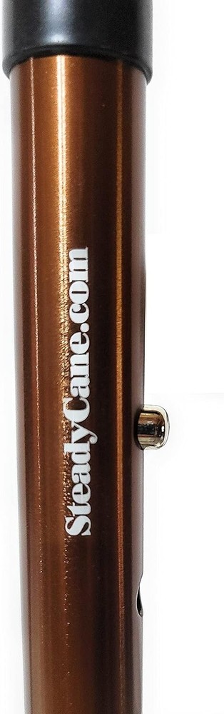 Best Stand up Cane With Light - Foldable - Adjustable - Bronze