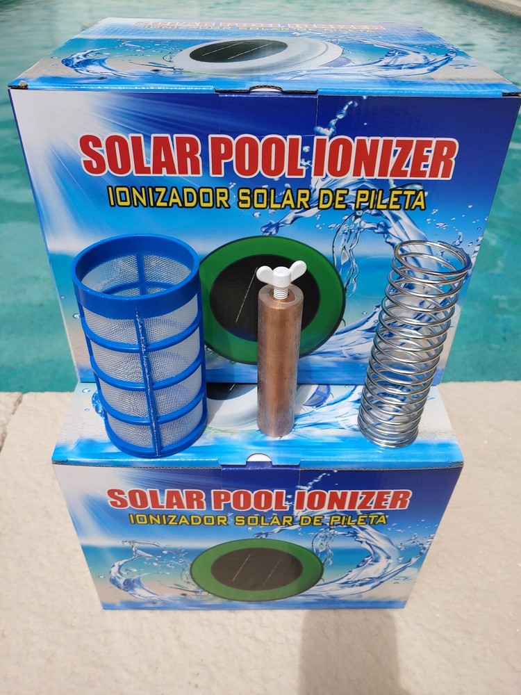 Replace One 450g Anode- 1 Basket-1 SS Spring 1 Wing Nut - Solar Pool Ionizer