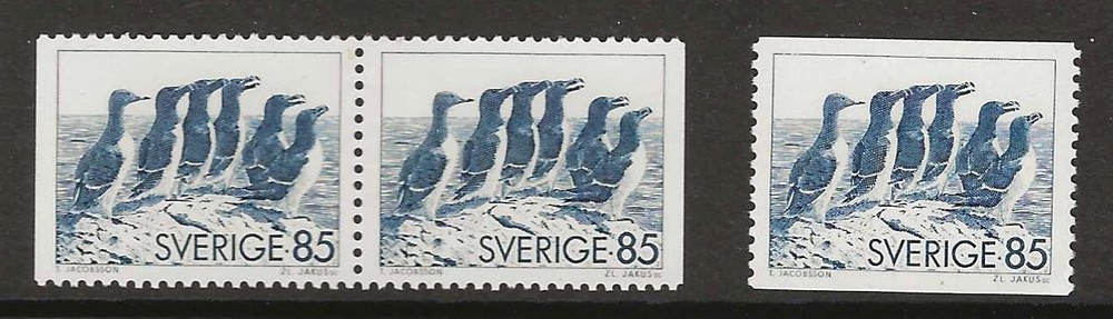 Sweden 1976 birds  MNH (a589a)