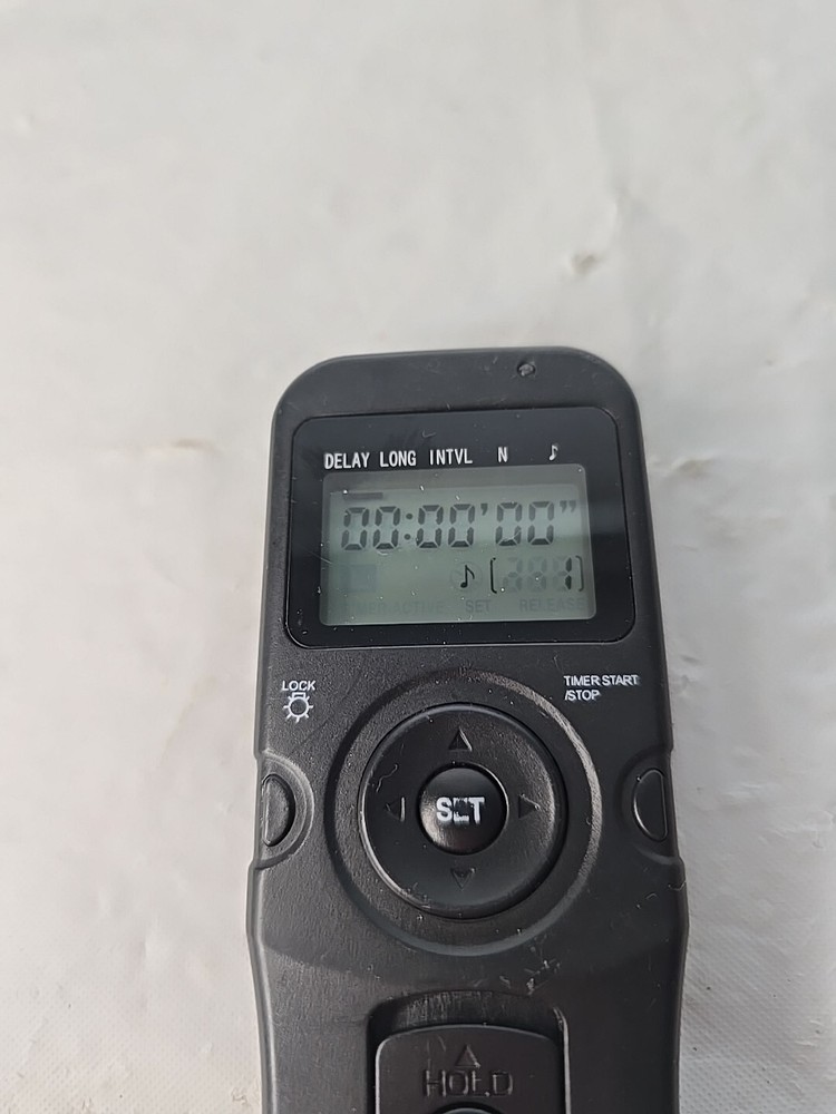 Energizer ENS-LCDU Multi-Fit LCD Timed Remote Shutter (Black) Remote Only